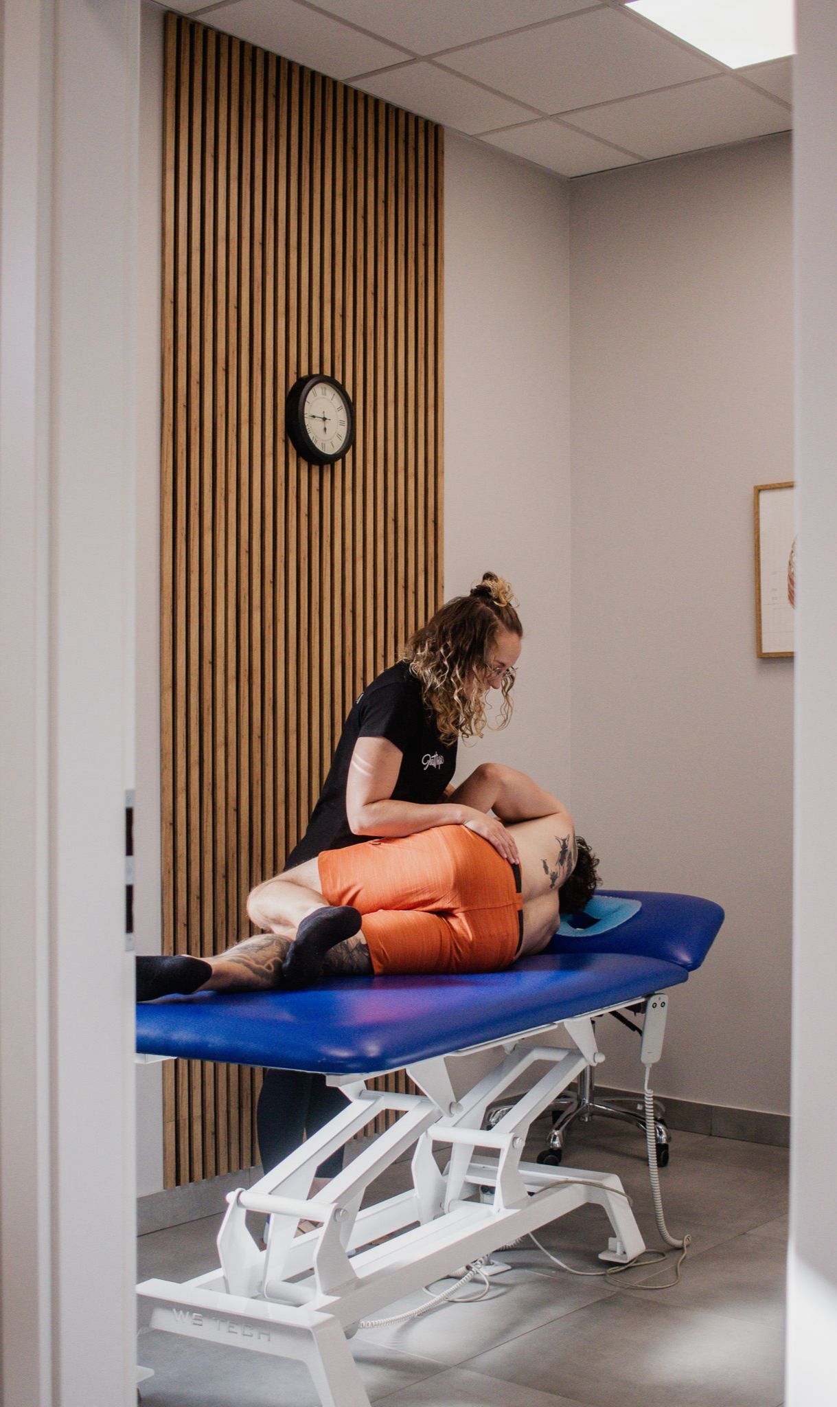 Gabinet JustPhysio we Wrocławiu — wnętrze
